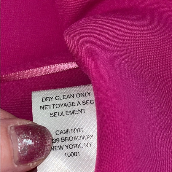 Cami NYC Fuchsia Silk Camisole - Picture 8 of 12